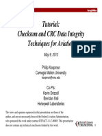 Contoh CRC Parity dan Checksum