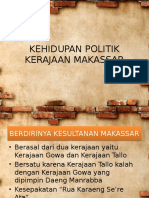 Kehidupan Politik Kerajaan Makassar