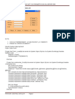 Uso de Parámetros Desde Visual Basic