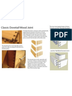 Classic Dovetail Wood Joint: The Two Most Typical Types of Dove-Tail Joints Are The "Through Dovetail" Joint