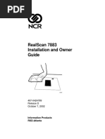 7883 RealScan Installation & Owners Guide