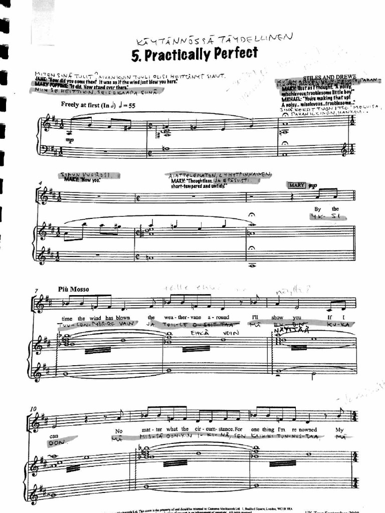 Mary Poppins Practically Perfect | PDF
