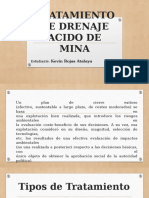 Tratamiento de Drenaje Acido de Mina