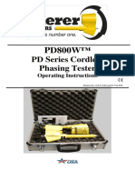 Phase Seq Tester - PD800W Instructions