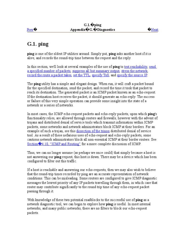 Ping Stress Test Network Pdf Data Transmission Communications
