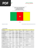 Download LISTE DES ENTREPRISES CAMEROUNAISES PAR BRANCHES DACTIVITES 2012 by fazilnlend SN297791616 doc pdf