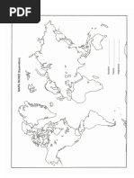 Mapa Mundi Esquematico