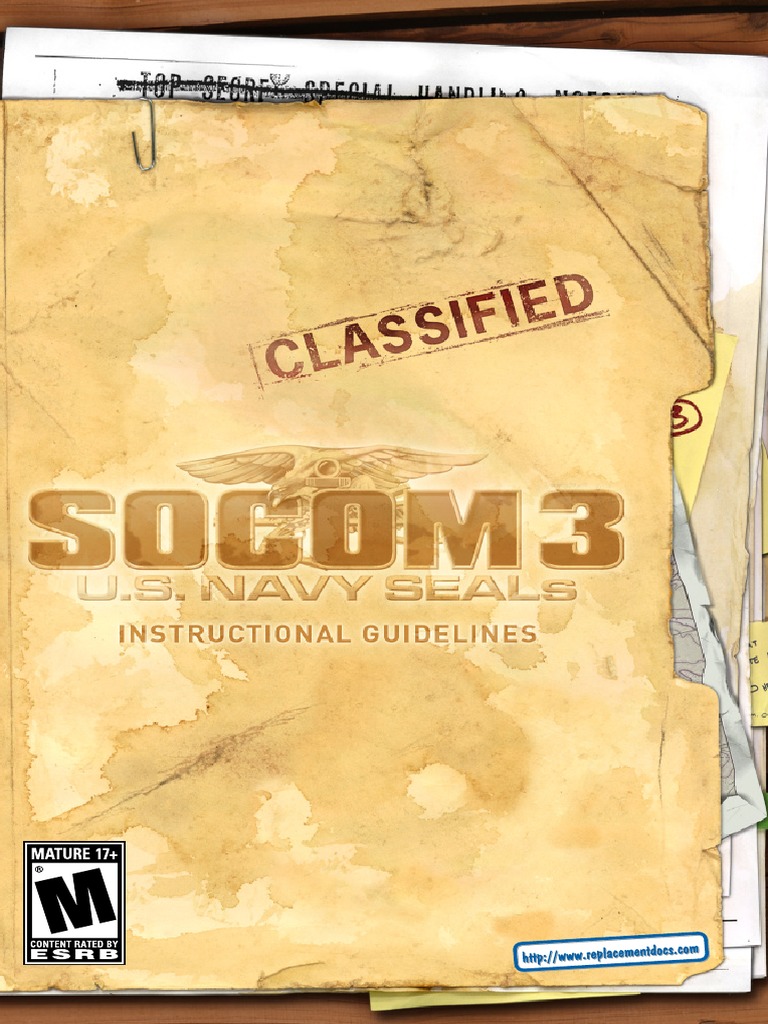 Socom 3 Manual Ps2 Play Station Ip Address