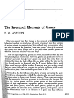 Avedon & Sutton-Smith - The Structural Elements of Games