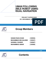 Proposal For Human Follwing Mobile Robot