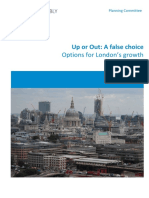 Options For London's Growth: Up or Out: A False Choice