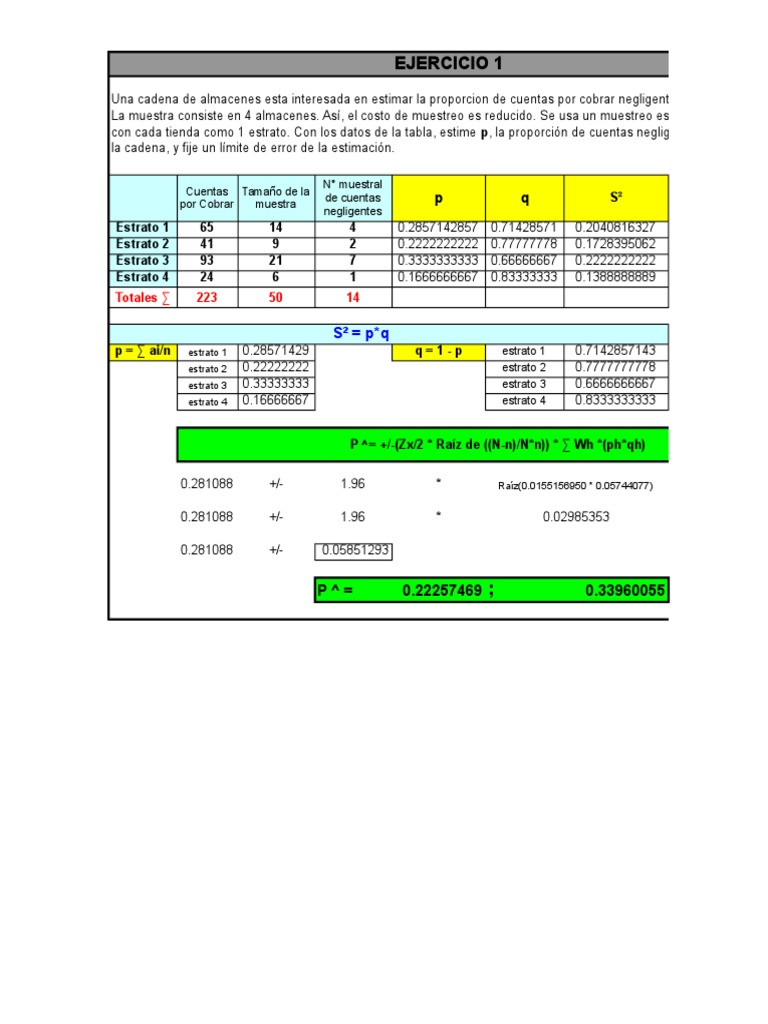 N MERO DE MUESTRAS intelligence overview
