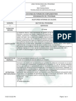 Programa de Formación Auditoria Interna Calidad