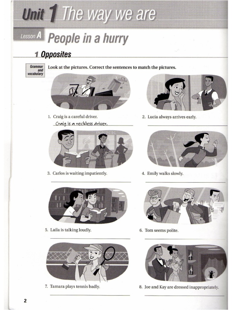 Touchstone Workbook 3 Unit 1 | PDF
