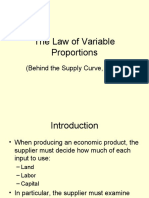 Law of Variable Proportions 