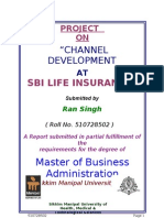 Marketing Project On SBI Channel Development