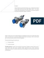 Proximity Switch Atau Sensor Proximity