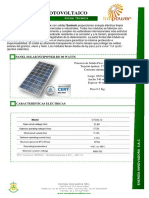 Panel Solar Fotovoltaico 90 WP