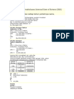 Download Contoh Soal Dan Pembahasan Internal Rate of Return by Gala Sn SN297876914 doc pdf