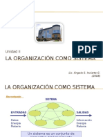 La Organización Como Un Sistema