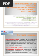 El Hibridismo en Las Pru00c1cticas Inter Transdisciplinarias