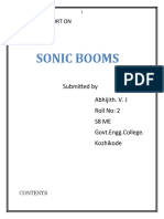 Sonic Boom Seminar Report