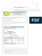 Interprestasi Hasil Uji Ancova Dengan SPSS - Uji Statistik PDF