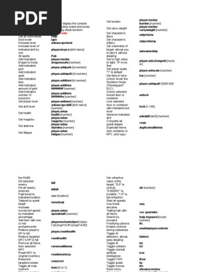 Skyrim Cheat Codes Werewolves Leisure