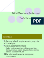 Nilai Ekonomi Informasi