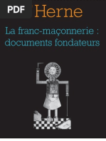 Cahier #62: La Franc-Maçonnerie: Documents Fondateurs