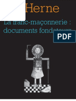 Cahier #62: La Franc-Maçonnerie: Documents Fondateurs