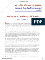 An Outline of the History of Kashmir