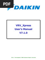 VRV Xpress UsersManual PDF