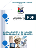 Globalizacion y Su Impactoo en La Educacion de Adultos