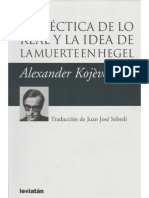 Dialéctica de Lo Real y La Idea de La Muerte en Hegel