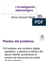 Trabajo de Investigación Epidemiológica