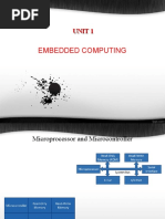 Embedded Computing: Unit 1