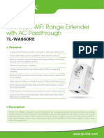 Tl-wa860re(Eu v1 Datasheet