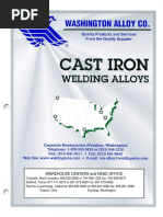 Cast Iron Welding Alloys