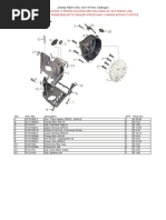 152FMH Engine Parts List | PDF | Screw | Washer (Hardware)