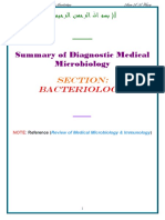 Summary of Diagnostic Bacteriology