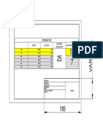 Tabela de Formatos