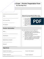 VHS Post Assessment Proctor Form