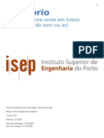 Relatorio de Ondas Estacionarias Em Tubos