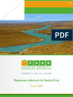 Represas Río Santa Cruz Enero 2016