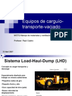 Equipos de Carguio Transporte Vaciado