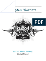 Kingdom Warriors Martial Arts & Tricking Student Manual