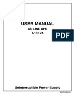 Online UPS 1-10KVA User Manual
