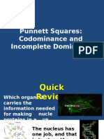 Punnett Squares: Codominance and Incomplete Dominance