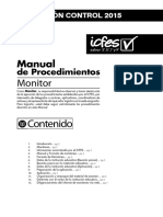 MANUAL DE PROCEDIMIENTOS Monitor PDF